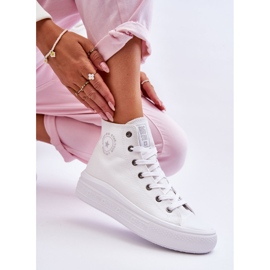 Zapatillas Altas Mujer Big Star LL274A183 Blanco 8