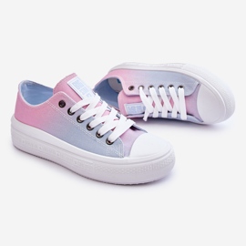 Zapatillas Bajas Plataforma Big Star LL274A187 Rosa y Azul rosado 1