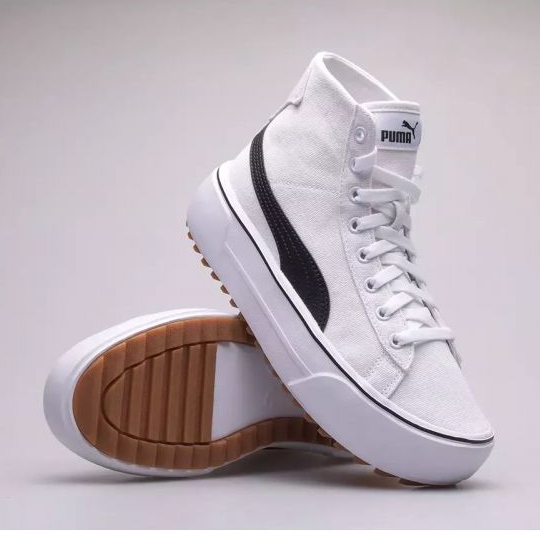 Zapatos Puma Kaia Mid Cv W 384409-01 blanco 1