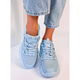 Deportivas plataforma Bains Azul 2