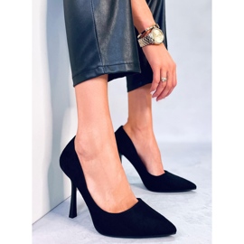 Seastar Zapatos de tacón de ante de mujer Camerin Black negro 4