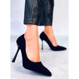Seastar Zapatos de tacón de ante de mujer Camerin Black negro 5