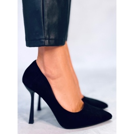 Seastar Zapatos de tacón de ante de mujer Camerin Black negro 6