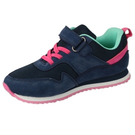 Befado deportivo infantil velcro 516X215 azul marino y rosa 4
