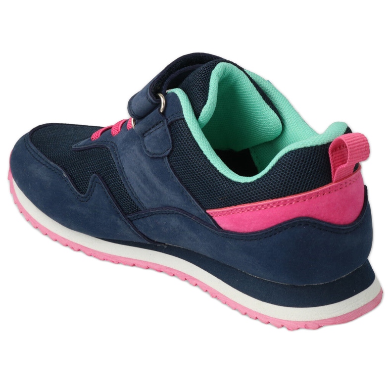 Befado deportivo infantil velcro 516X215 azul marino y rosa 3
