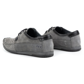 KOMODO Zapatos de verano mocasín 875 de hombre gris 7