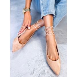 Bailarinas destalonadas Dentoni nude beige 3