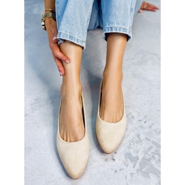 Seastar Bailarinas plantilla piel Keys Beige 4
