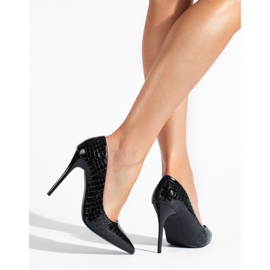 Goodin Bombas de moda en un alfiler negro 2