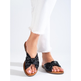 SHELOVET Zapatillas de mujer de moda negro 2