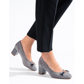 Zapatos de salón de mujer Shelovet grises 1