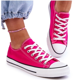 FR1 Zapatillas deportivas clásicas bajas Vegas fucsia para mujer rosado 7