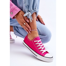 FR1 Zapatillas deportivas clásicas bajas Vegas fucsia para mujer rosado 4