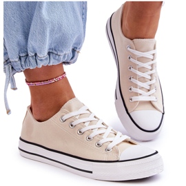 FR1 Zapatillas Clásicas Bajas De Mujer Vegas Beige Claro 10