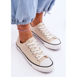 FR1 Zapatillas Clásicas Bajas De Mujer Vegas Beige Claro 8