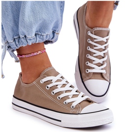 FR1 Zapatillas Bajas Clásicas De Mujer Beige Vegas 8