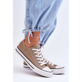 FR1 Zapatillas Bajas Clásicas De Mujer Beige Vegas 1