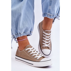 FR1 Zapatillas Bajas Clásicas De Mujer Beige Vegas 2