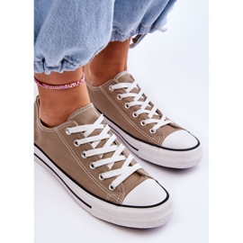 FR1 Zapatillas Bajas Clásicas De Mujer Beige Vegas 5