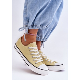 FR1 Zapatillas bajas clásicas de mujer Vegas amarillas amarillo 1