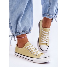 FR1 Zapatillas bajas clásicas de mujer Vegas amarillas amarillo 2