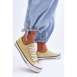 FR1 Zapatillas bajas clásicas de mujer Vegas amarillas amarillo 3
