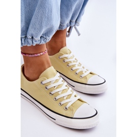 FR1 Zapatillas bajas clásicas de mujer Vegas amarillas amarillo 5