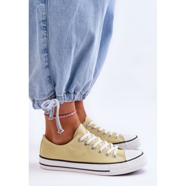 FR1 Zapatillas bajas clásicas de mujer Vegas amarillas amarillo 6