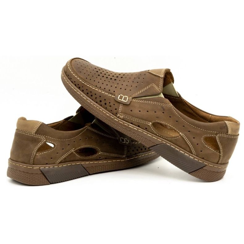 Olivier Zapatos hombre piel 937MP marrón 4