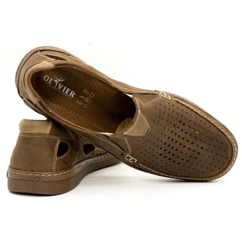 Olivier Zapatos hombre piel 937MP marrón 3