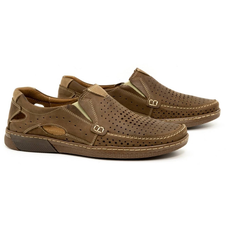 Olivier Zapatos hombre piel 937MP marrón 2