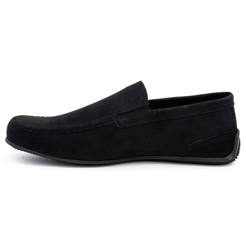 Polbut Mocasines hombre piel 2105 negro nubuck 1