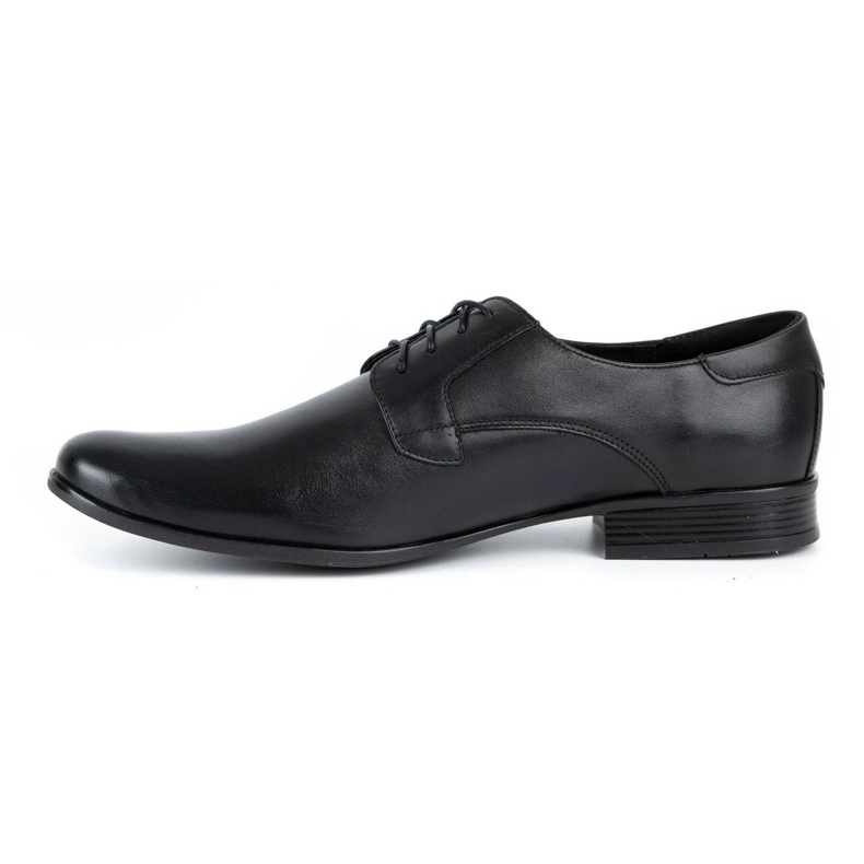 Olivier Zapatos formales de piel para hombre G6 Kb, negro 1