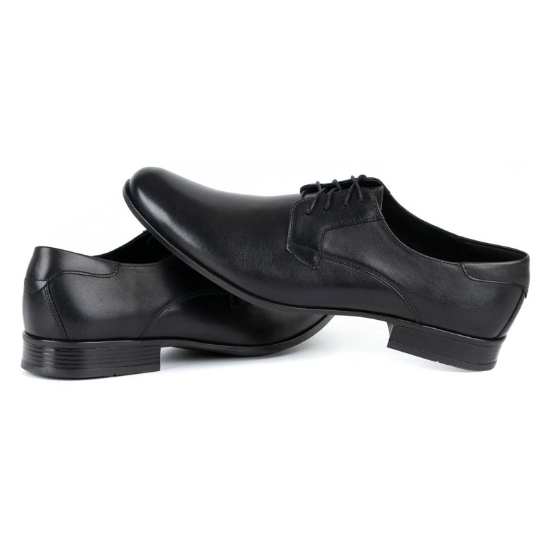 Olivier Zapatos formales de piel para hombre G6 Kb, negro 4