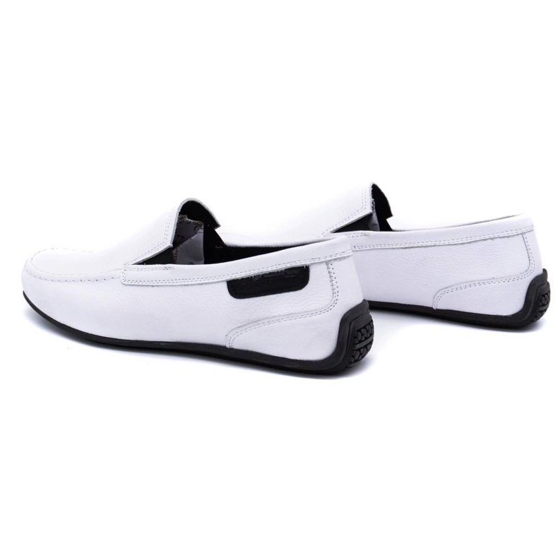 Polbut Mocasines hombre piel 2105 blanco 4