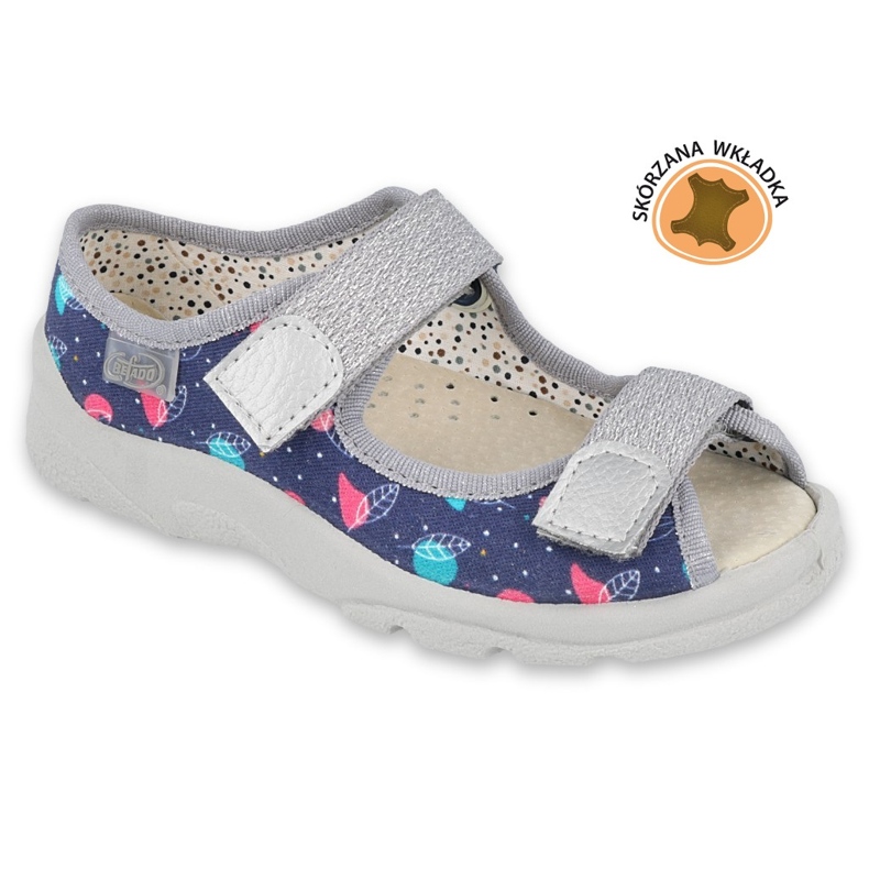 Calzado infantil befado 869Y144 gris multicolor 1
