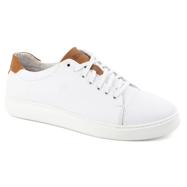 Polbut Zapato piel hombre 2109 blanco 1