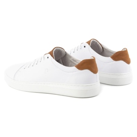 Polbut Zapato piel hombre 2109 blanco 5
