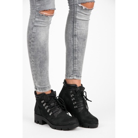 Vinceza botas de montaña atadas negro 6