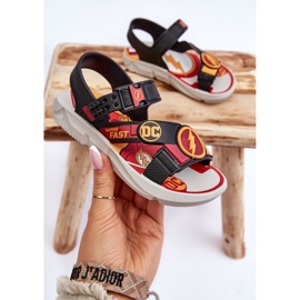 Sandalias Infantiles Flash Grendene Kids JJ385051 Rojo negro 5