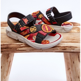 Sandalias Infantiles Flash Grendene Kids JJ385051 Rojo negro 7
