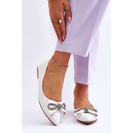 WS1 Bailarinas Elegantes Con Lazo Y Strass Blanco One Time 1 WS1 Bailarinas Elegantes Con Lazo Y Strass Blanco One Time 1