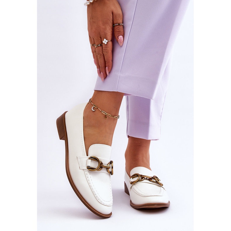 WS1 Mocasines Clásicos Mujer Blanco Lorien 1