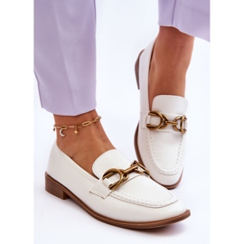 WS1 Mocasines Clásicos Mujer Blanco Lorien 4