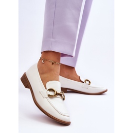 WS1 Mocasines Clásicos Mujer Blanco Lorien 3