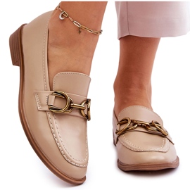 WS1 Mocasines Clásicos Mujer Beige Lorien 5