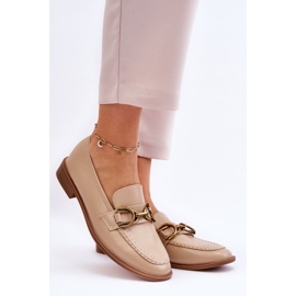 WS1 Mocasines Clásicos Mujer Beige Lorien 4