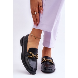 WS1 Mocasines Clásicos Mujer Negro Lorien 1