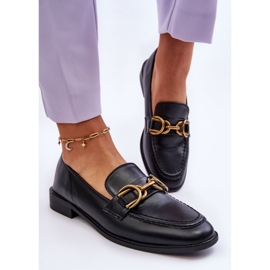 WS1 Mocasines Clásicos Mujer Negro Lorien 4