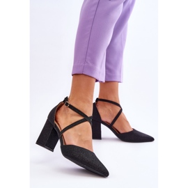 WS1 Bombas brillantes de moda en el talón negro de la galaxia 3